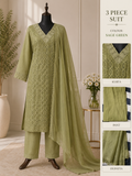 Sage green 3 piece suit set