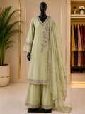 Hand embroidered luxury suit set