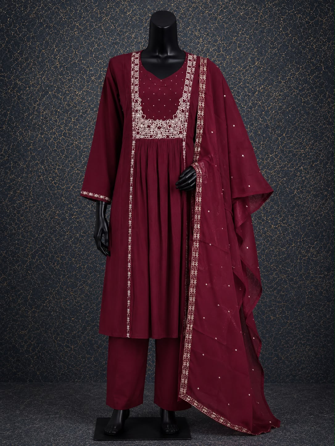 Silk Churidar set