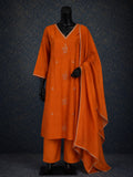 Rust Orange Designer Suit Set 🧡